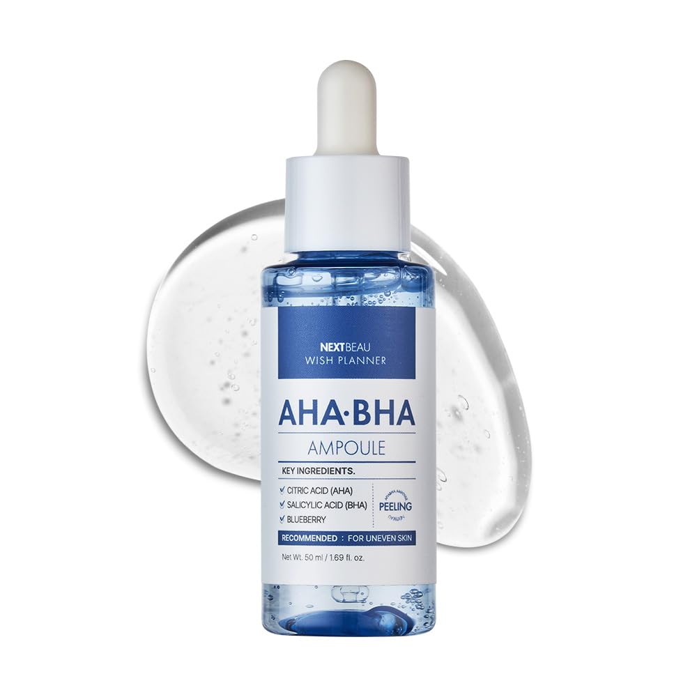 Amazon.com: NEXTBEAU Wish Planner AHA/BHA Ampoule 1.69 fl. oz